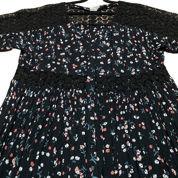 ASOS floral lace dress size 16 - Picture 7 of 10
